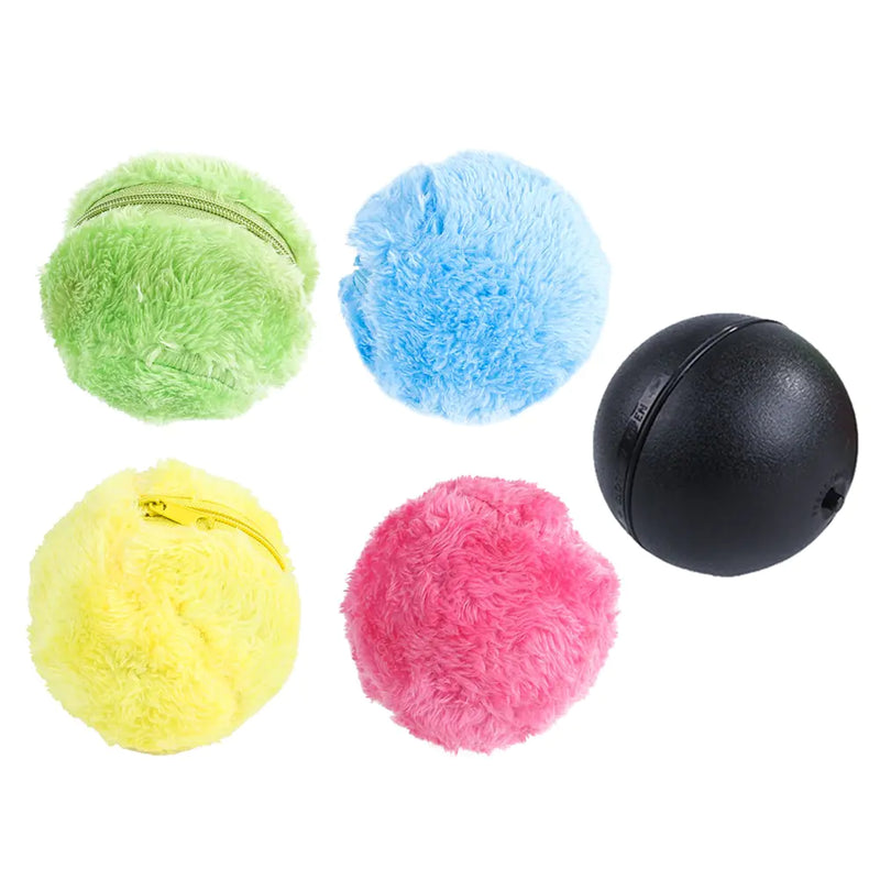 Automatic Magic Roller Ball - Interactive Plush Electric Toy for Dogs and Cats