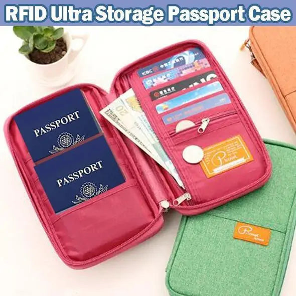 RFID Ultra Storage Passport Case
