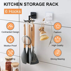 Kitchen Hook 360 Degrees Rotatable Organizer