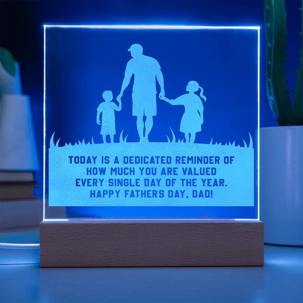 Acrylic Square, Father's Day