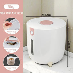 Insect and Moisture Proof Cylinder Grain Sealed Storage Box