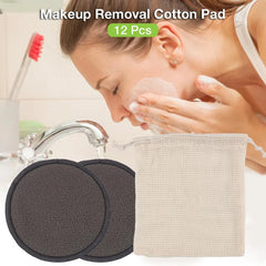 5/12Pcs Reusable Cotton Pads Makeup Remover